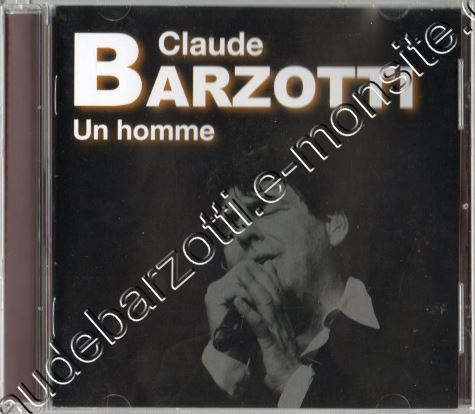 cd album Claude Barzotti "Un Homme" 